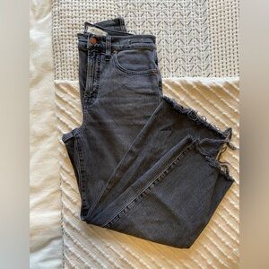 Madewell The Perfect Vintage Wide-Leg Crop Jean; size 25